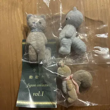 작은 동물 피규어 컬렉션 3종 세트