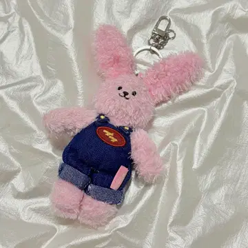 WIGGLE WIGGLE 토이 키링 봉제 인형 키링 토끼