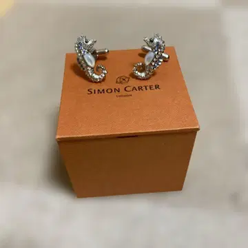 미사용 Simon Carter 해마 커프스 단추