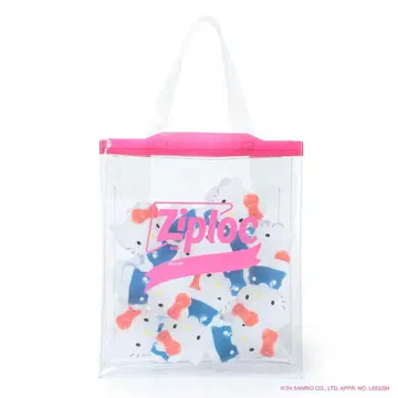 Ziploc Ribbon 산리오 캐릭터즈 봉지 LOGO BAG 키티