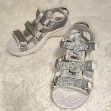 KEEN 샌들 아스토리아 허리 오픈토 23cm 실버