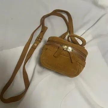 ch!iiibag 치 백 마이크로 베니티 천연 가죽 카멜
