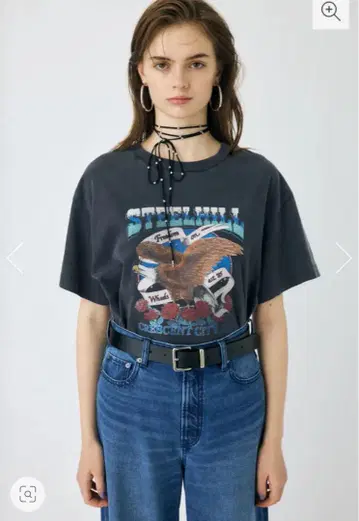 moussy CA MOTORSHOP 티셔츠