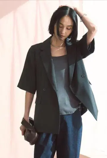 UNFILO [경량/세탁 가능] TENNEN TOUCH 하프 슬리브 자켓