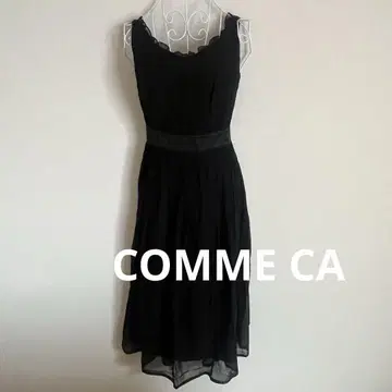 블랙 슬리브리스 COMMA COMMECA