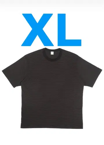 OVY 오버 다이 보더 티셔츠 블랙 XL