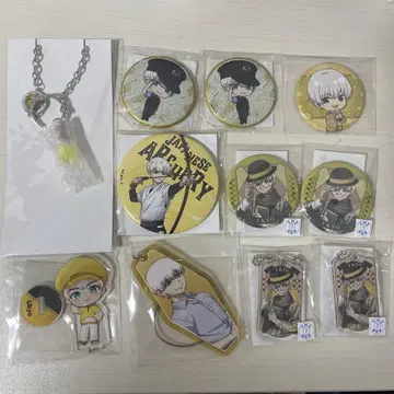 Dr.STONE 사이온지 깃털 캔뱃지 외 굿즈