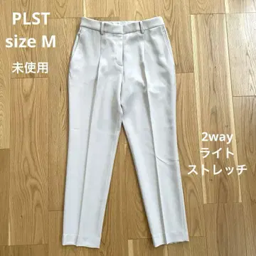 PLST 2way 라이트 스트레치 테이퍼드 팬츠 M 베이지