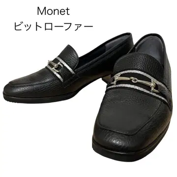 Monet 비트 로퍼 블랙