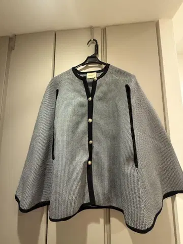 UNITED ARROWS 자카드 케이프 가디건