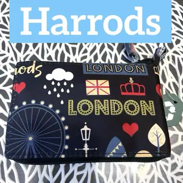 Harrods 런던 디자인 포켓 쇼핑백 에코백