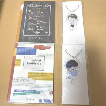 QuizKnock 로손 콜라보 히가시토모 후쿠라 P 키링 노트 세트