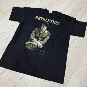 John Lennon 티셔츠 REVOLUTION USA제