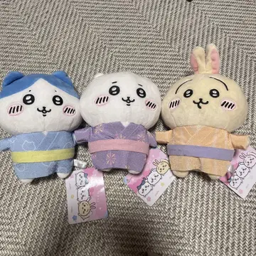 치이카와 하치와레 토끼 유카타 봉제 인형 컴플리트 세트