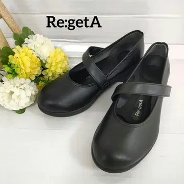 거의 미사용 리게타 Re:getA 펌프스 컴포트 슈즈 스트랩