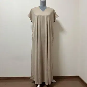 로트레아몽 여름 롱 원피스 롱 원피스 성인 베이지
