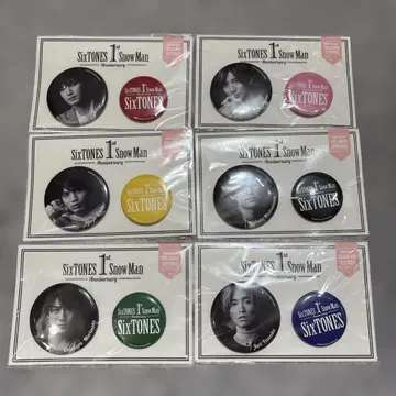 SixTONES 1st Anniversary 캔 배치