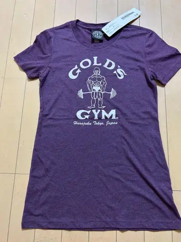 GOLD'S GYM 퍼플 티셔츠
