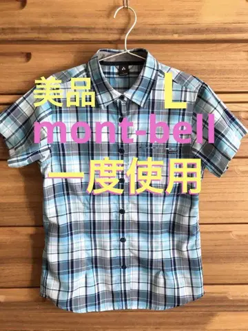 새상품급, 한 번만 착용, 몽벨, 위크론, 반팔, 사이즈 L, 여성용