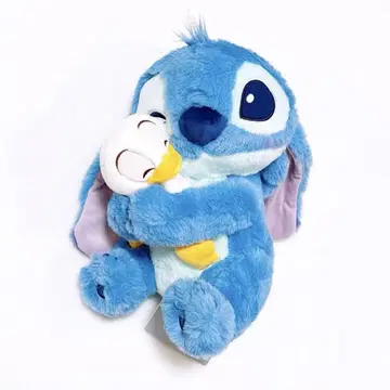 디즈니 스토어 스티치 오리 봉제 인형 Hug 푹신푹신 레어