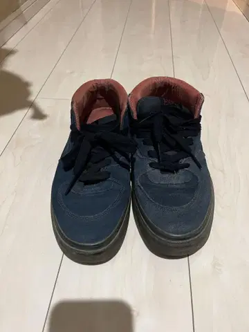Vans 하프 캡 스니커즈 네이비/레드