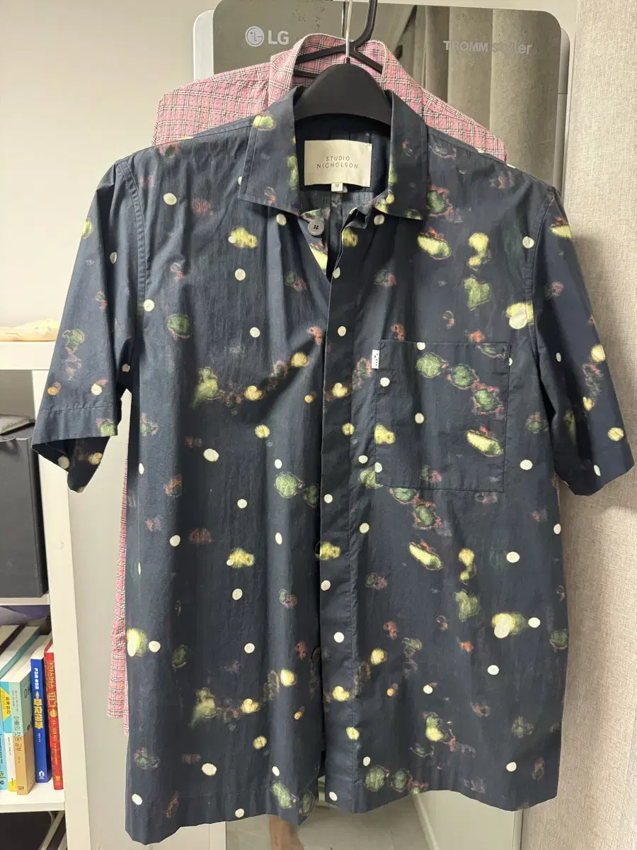 Studio Nicholson Navy Short Sleeve Shirt Drake's