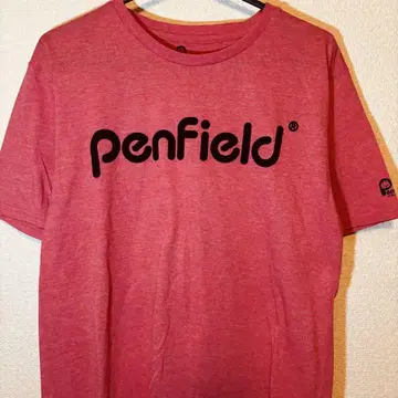 묶음 할인 새상품급 펜필드 티셔츠 레드 LL 플로키 프린트 빨간색