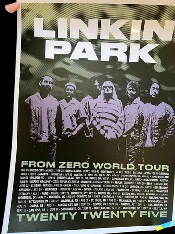LINKIN PARK FROM ZERO WORLD TOUR 포스터