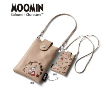 MOOMIN 캐릭터 2WAY 스트랩이 포함된 스마트폰 케이스