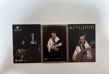 KINGDOM 포토 카드 시쿠레 이마이치 류지 3개 세트