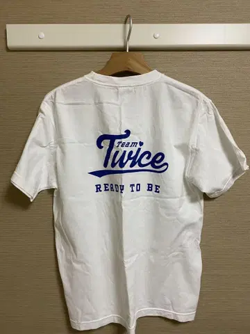 Team Twice READY TO BE 티셔츠 화이트 L 사이즈