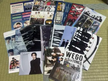 SixTONES CD 혜택 클리어 파일 스티커
