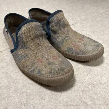 KEPT 꽃무늬 슬립온 베이지