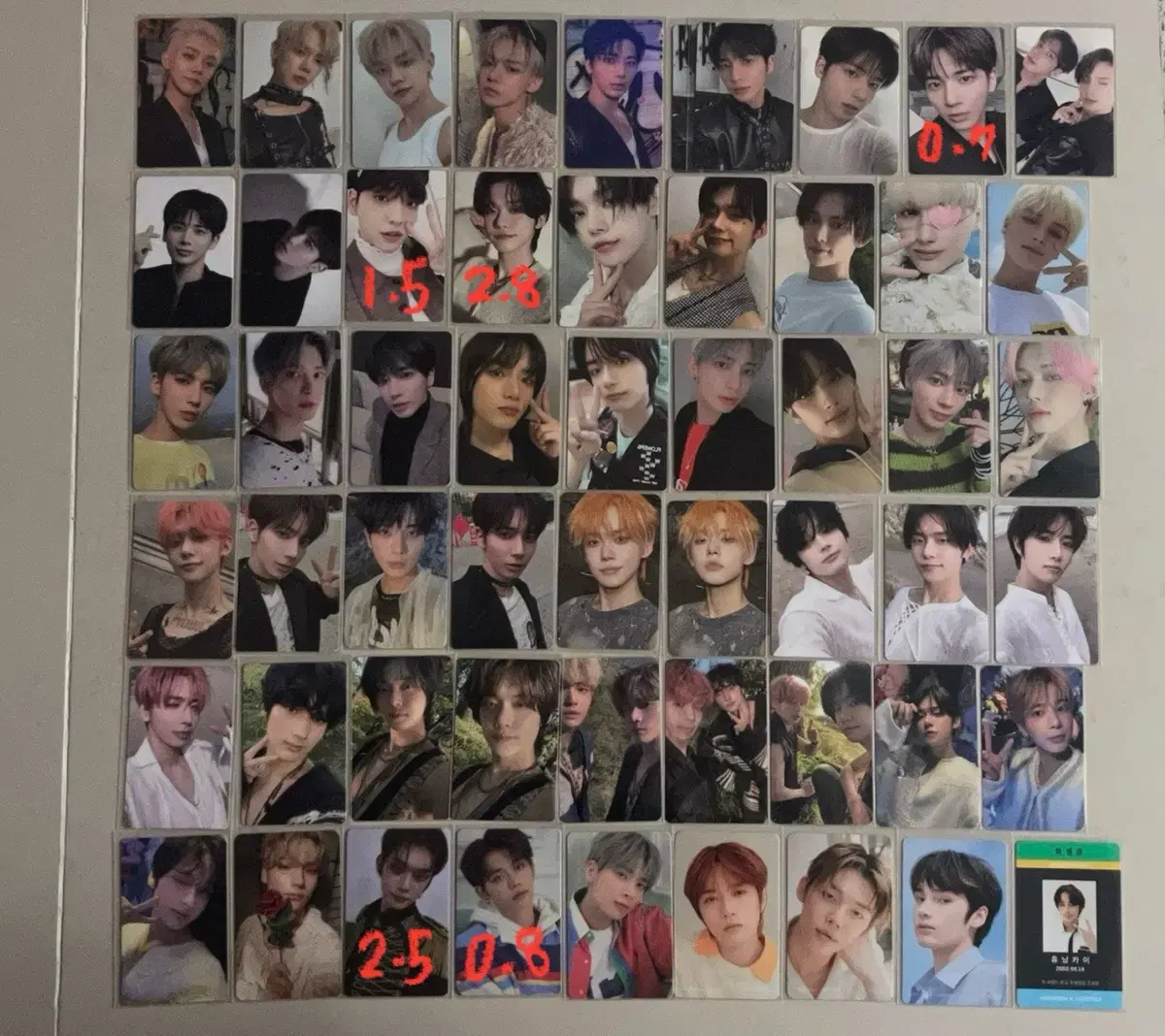 txt poca yeonjun soobin beomgyu taehyun huening kai wts