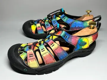 KEEN 킨 샌들 남성용 27.5cm 뉴포트 블랙 컬러풀