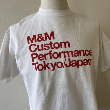 M&M 티셔츠 화이트 M 사이즈