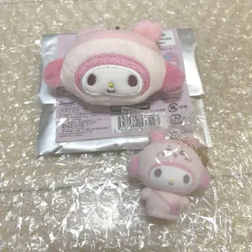 치이카와 (먼작귀) 산리오 마이멜로디 시크릿 헤어 클립 플로키 마스코트