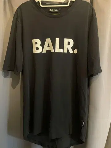 새상품급 보러 BALR. 티셔츠 L 사이즈 빅 로고 블랙