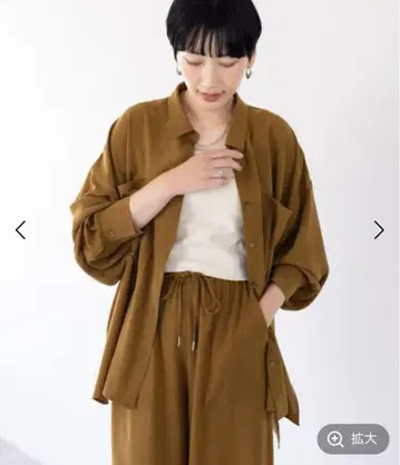 렙심 멀티 메리트 칼세 셔츠 카키 브라운