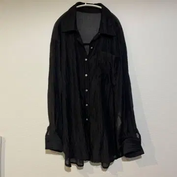 셀렉트 모카 select MOCA 시어 셔츠 블랙