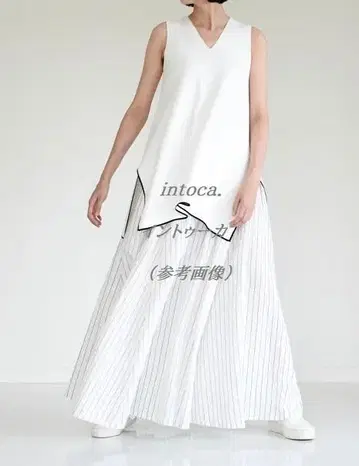 intoca. 인투카 린넨 코튼 스커트/린넨 면/여름용/플레인 피플