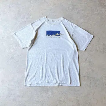 80s 90s unknown 아트 메시지 티셔츠