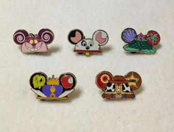 해외 디즈니 핀 배지 5개 세트