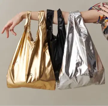 UN3D. METALLIC ECO-BAG M 실버