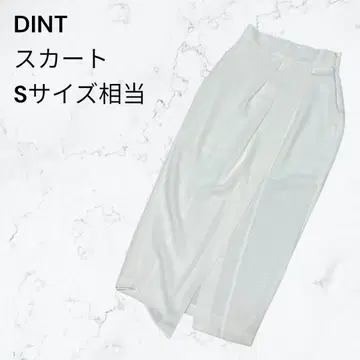 DINT 딘트 슬릿 타이트 스커트 한국 왕홍 화이트