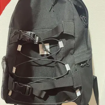칼하트 블랙 캔버스 백팩