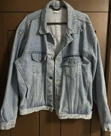 80s 데님 자켓 빅 실루엣 오버 사이즈