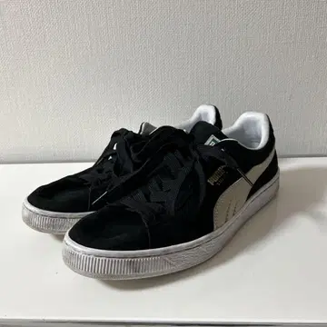 Puma 블랙 스웨이드 스니커즈