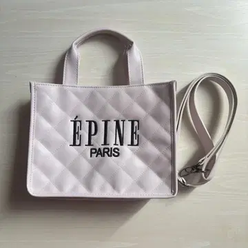 epine 퀼팅 숄더백 핑크 무크 도서