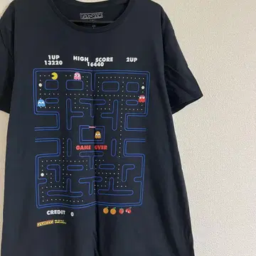 PAC-MAN 티셔츠 L 사이즈 블랙
